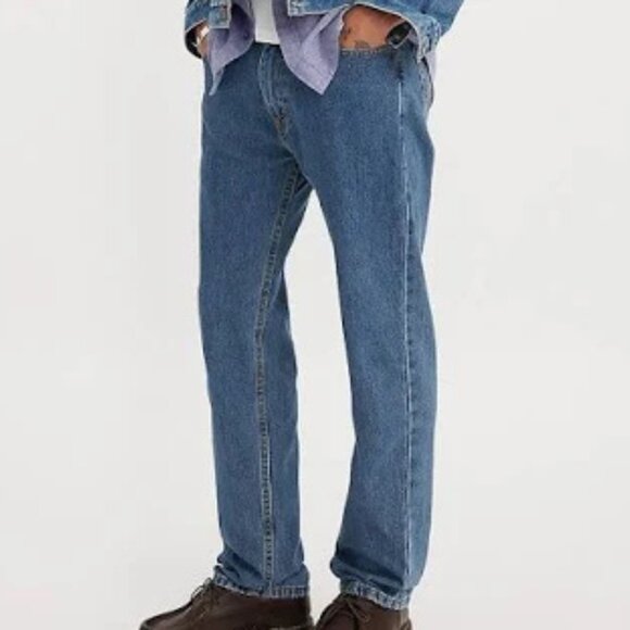 Levi’s 505 Regular Fit Jeans, Medium Wash, Size 32x32 - Picture 2 of 8